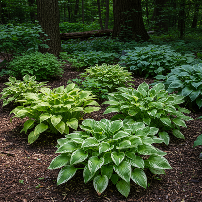 Hosta Seeds for Planting – Heirloom Non-GMO Perennial Shade Plant White-Edged Foliage Variety