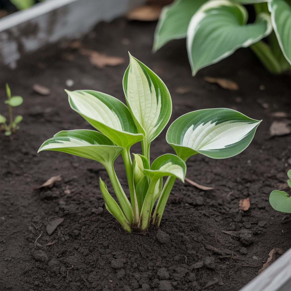 Hosta Seeds for Planting – Heirloom Non-GMO Perennial Shade Plant White Foliage Variety