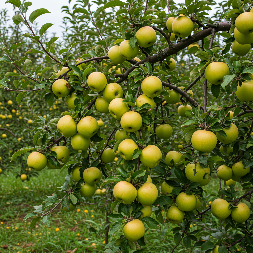Antonovka Apple Tree Seeds for Planting (Malus pumila var. Antonovka) – Hardy Yellow-Green Apple Fruit Seeds