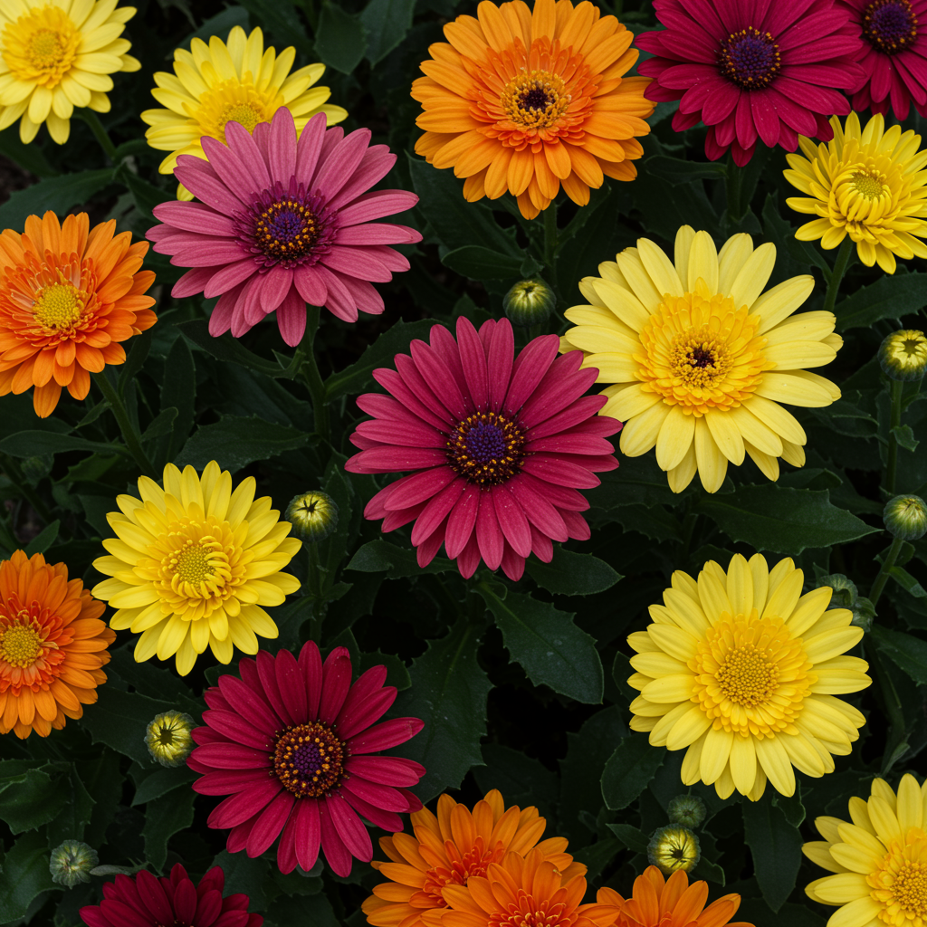 Daisy Double Flowered Mixed Seeds - Daisy Flower Seeds for Garden