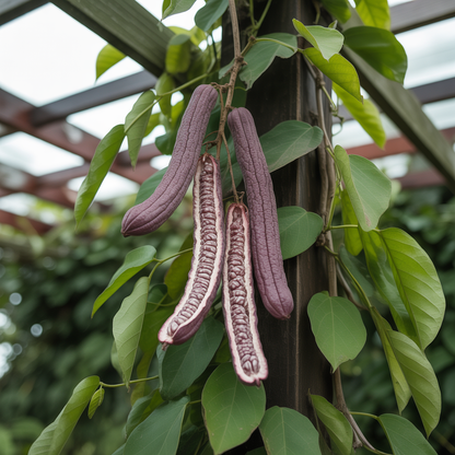 Chocolate Vine (Akebia trifoliata) Edible Fruit & Ornamental Climber Seeds
