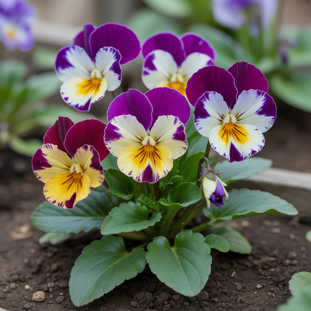 Viola Swiss Giant Flower Seeds for Planting