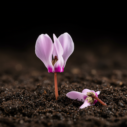 Cyclamen Cyberia Rose Silver Flower Seeds for Planting