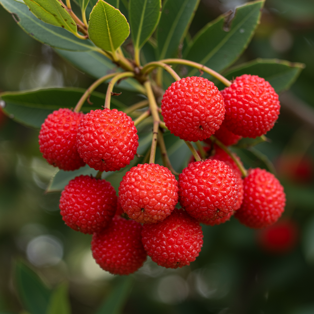 Strawberry Tree Seeds – Arbutus unedo Edible Red Berry Tree Irish Killarney