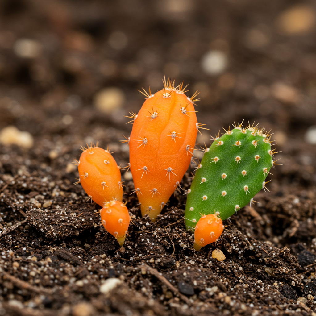 Orange Prickly Pear Cactus Seeds for Planting