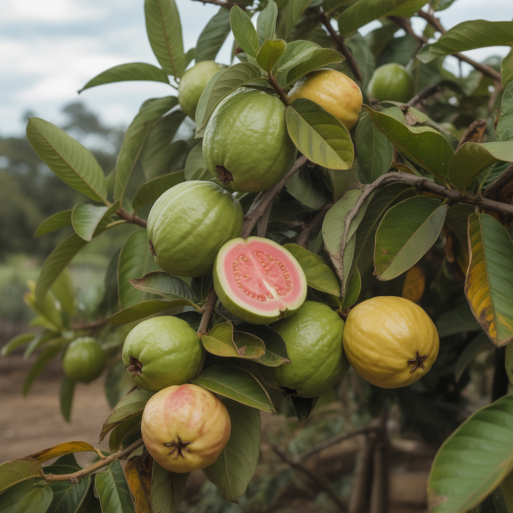 Pink Supreme Guava Seeds for Planting – Sweet Juicy Tropical Fruit Seeds
