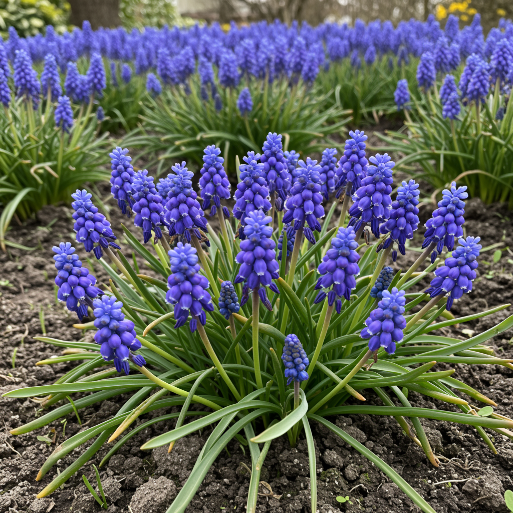 Muscari Armeniacum Grape Hyacinth Flower Seeds for Planting