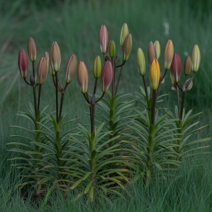 Flame Colored Mixed Carpet Lily Bulbs
