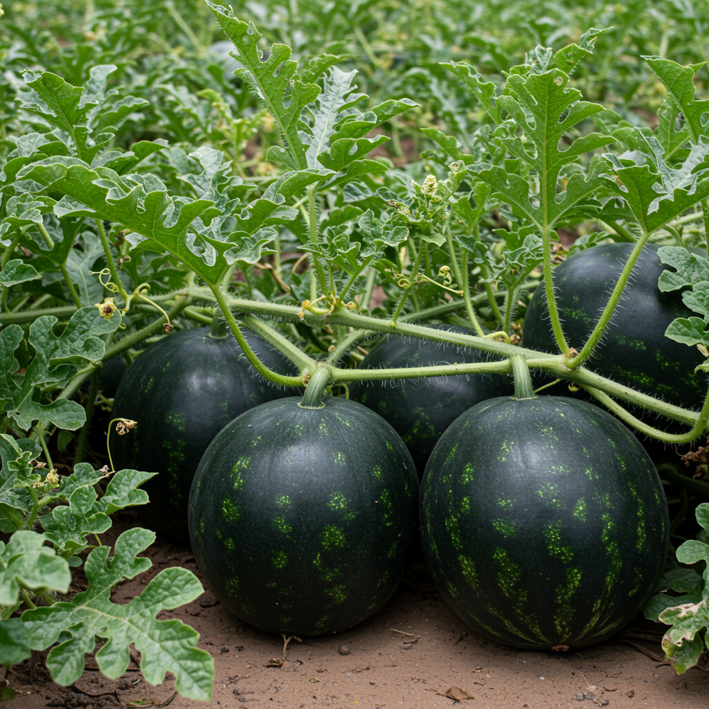 Black Watermelon Beauty Early Giant Heirloom Seeds for Planting