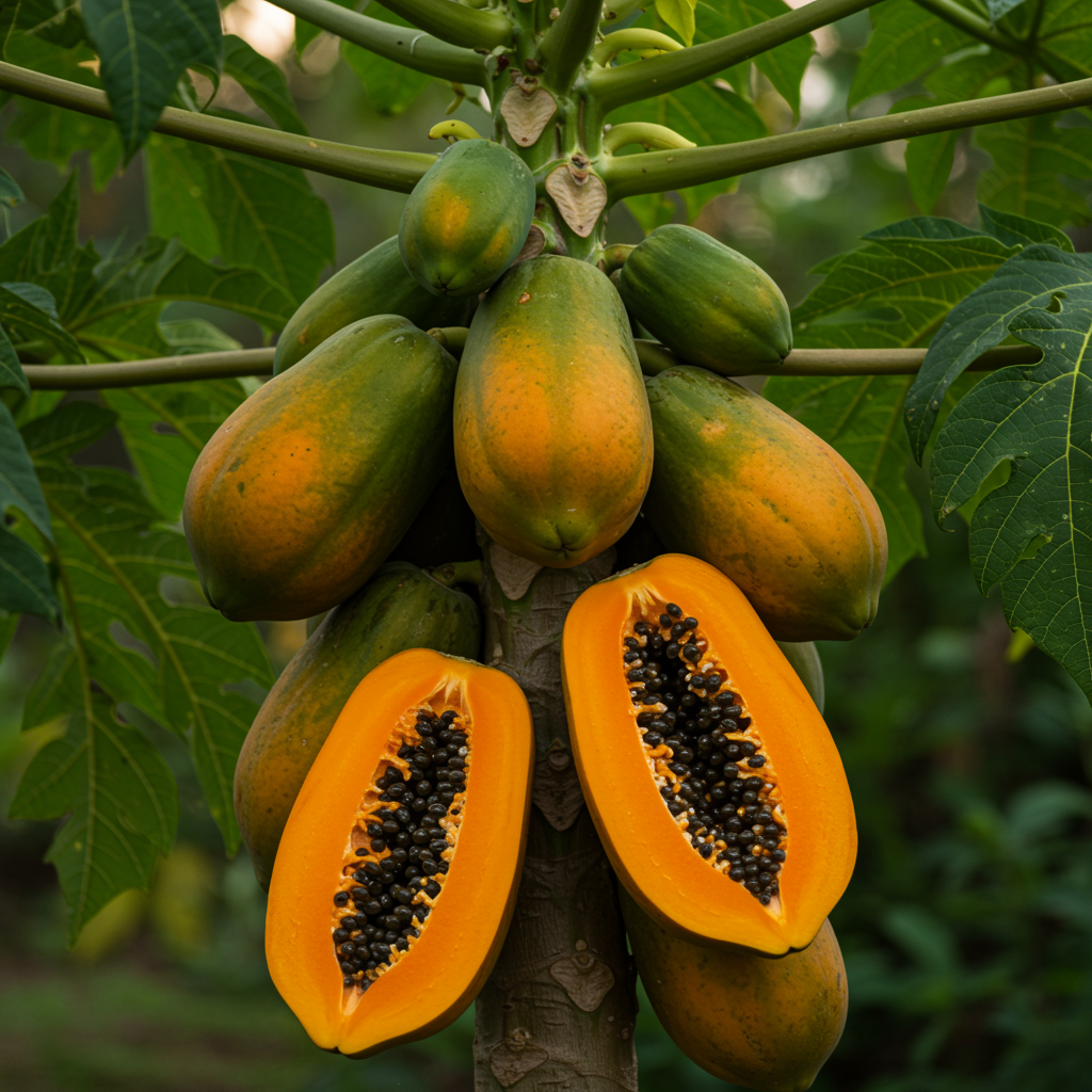 Sunset Papaya Seeds for Planting – Grow Sweet Juicy Tropical Papaya Fruits