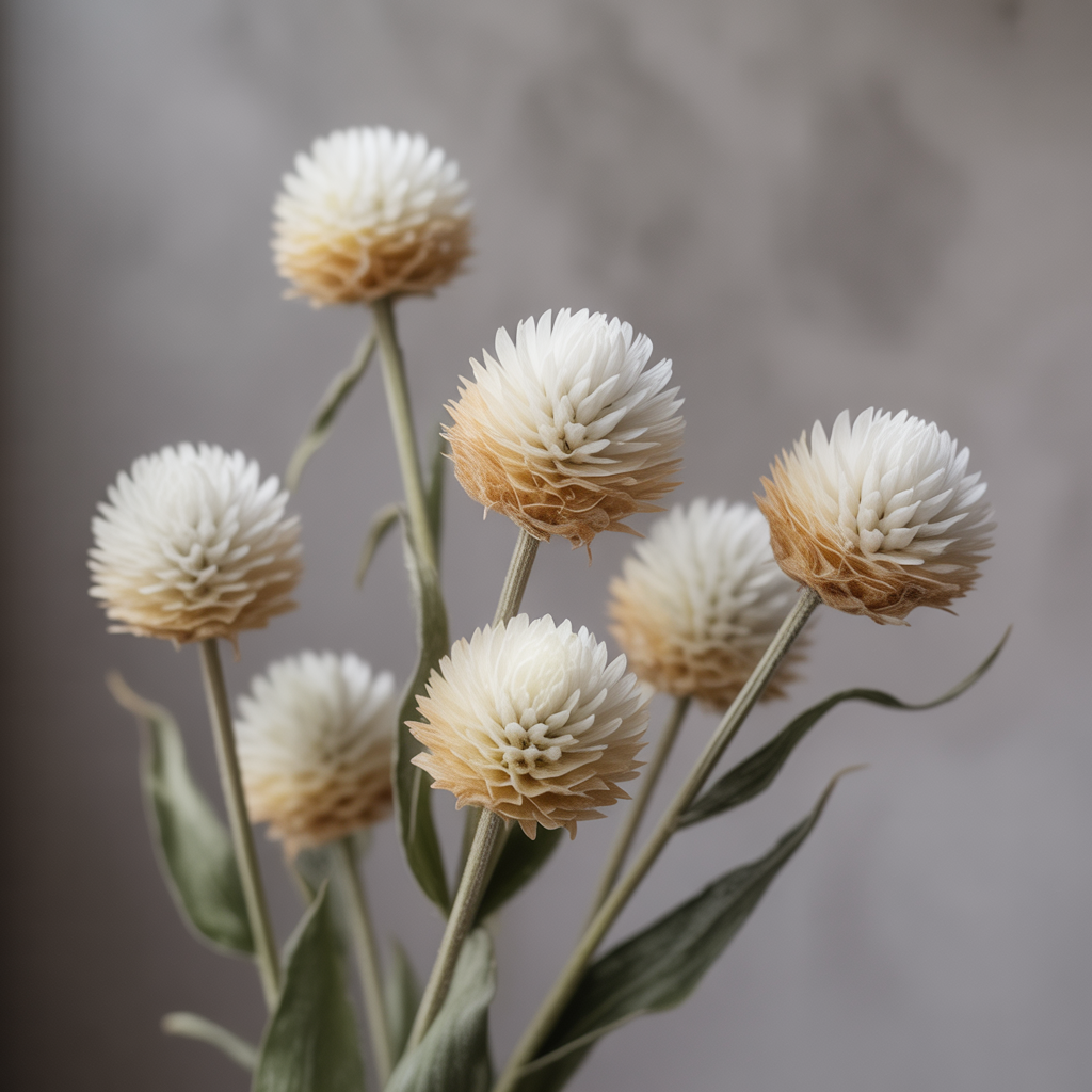 Gomphrena White Seeds - Gomphrena Flower Seeds for Garden