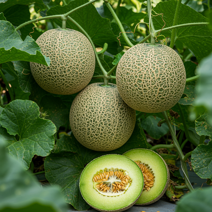 Organic Rocky Ford Green Flesh Melon Seeds - Melon Seeds for Home Garden