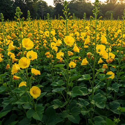 Abelmoschus Manihot Flower Seeds - Tropical Flower Seeds for Garden