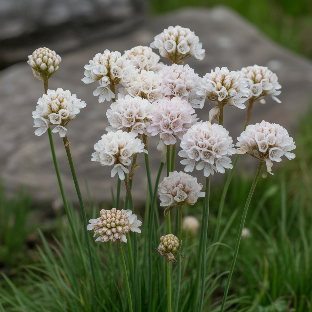 Armeria maritima Morning Star White Seeds – Coastal Thrift Perennial for Planting