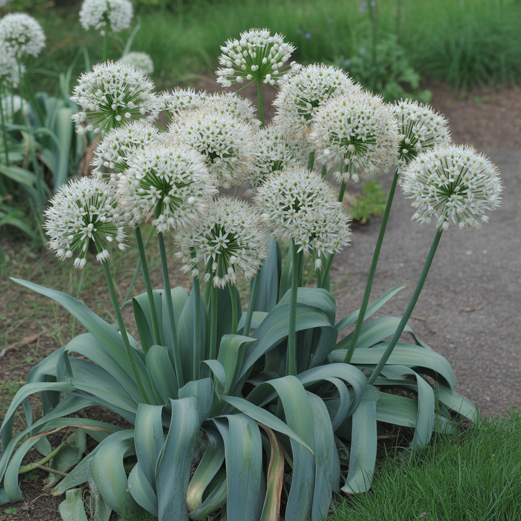 Allium Karataviense Ivory Queen Flower Seeds – Perennial Ornamental for Planting