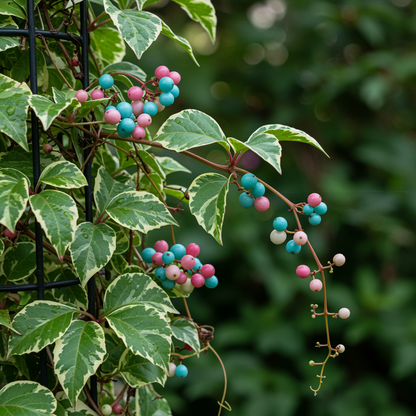 Variegated Porcelain Berry Vine Seeds for Planting