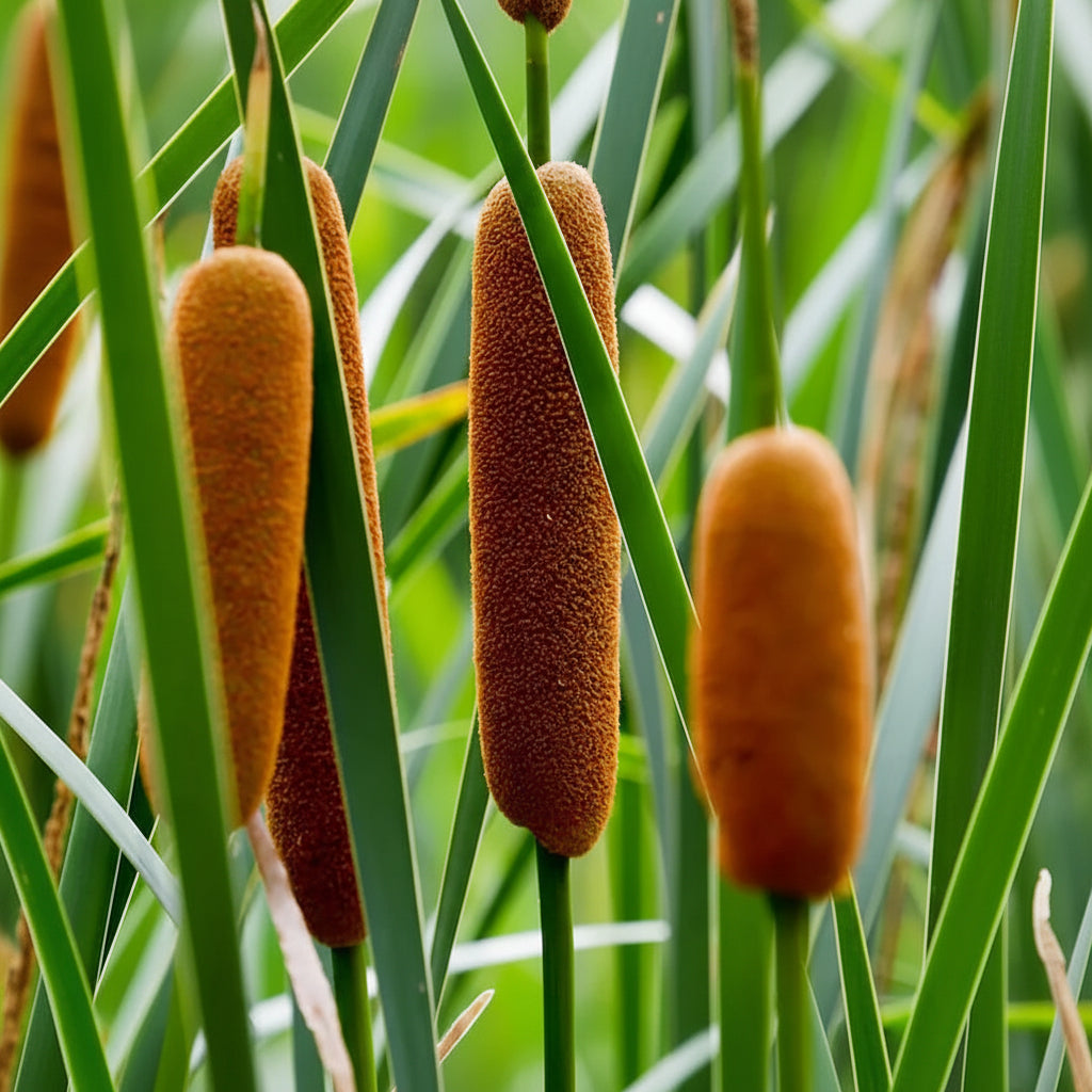 Cattail Seeds for Planting – Typha latifolia Broadleaf Perennial Wetland Plant (2000 Seeds)