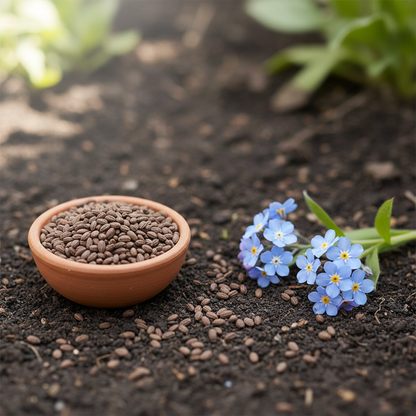 Myosotis Ultramarine Blue Forget-Me-Not Flower Seeds