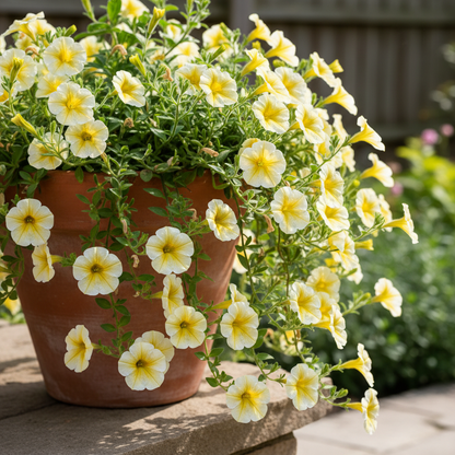 Superbells Lemon Slice Calibrachoa Seeds – Vibrant Trailing Annual for Containers & Hanging Baskets