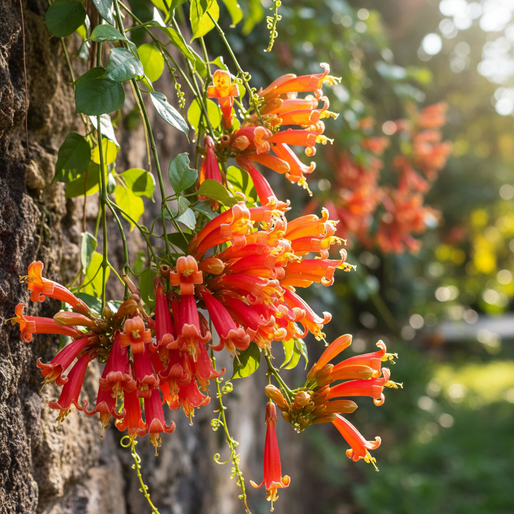Firecracker Vine Flower Seeds - Mina lobata Spanish Flag