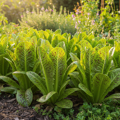 Lettuce Forellenschluss Seeds – Heirloom Speckled Romaine Lettuce