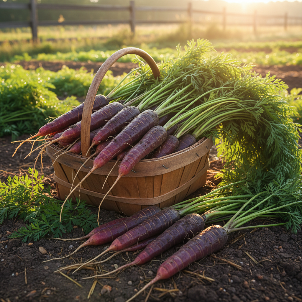 Cosmic Purple Carrot Seeds – Heirloom Purple Roots for Planting