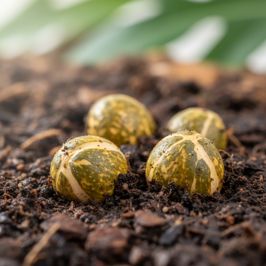 Variegated Monstera Aurea Seeds for Planting
