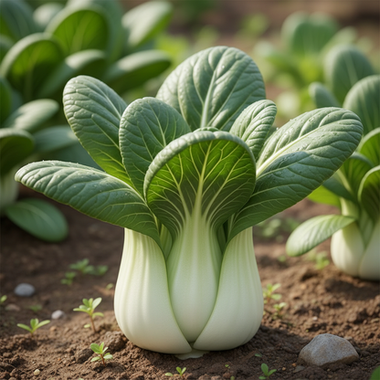 Organic White Pak Choi Seeds - Pak Choi Seeds for Home Garden