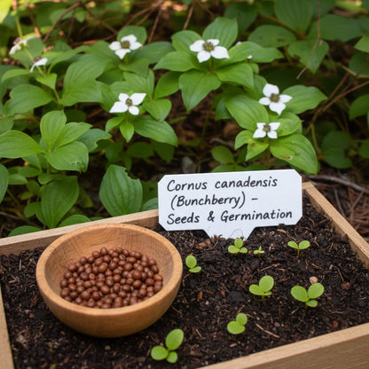 Bunchberry Flower Seeds (Cornus canadensis)