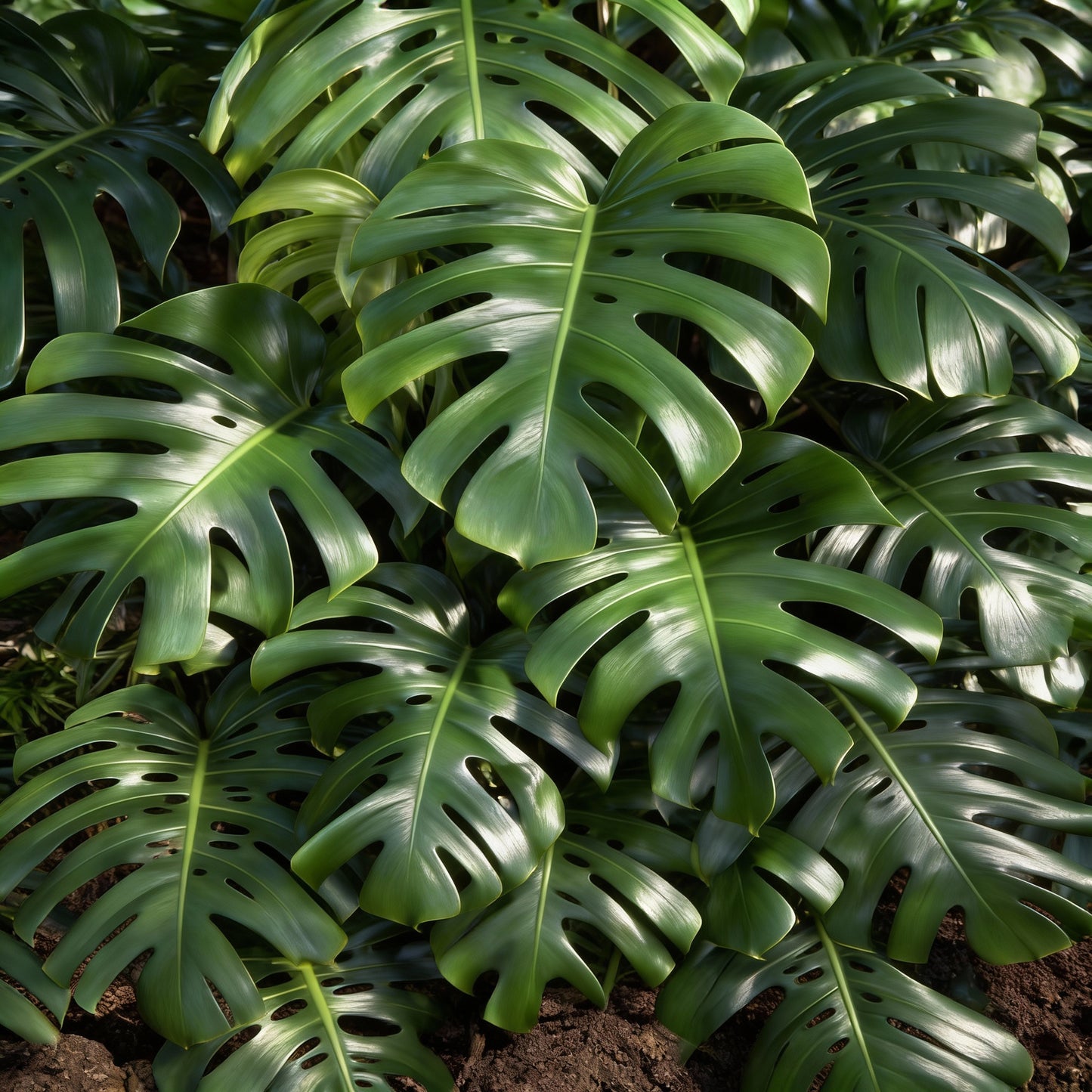 Organic Split Leaf Philodendron Monstera Deliciosa Seeds for Garden Planting
