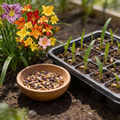 Mixed Color Daylily Flower Seeds for Planting