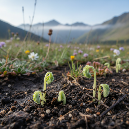 Oreomyrrhis Argentea Seeds - Perennial Flower Seeds for Garden