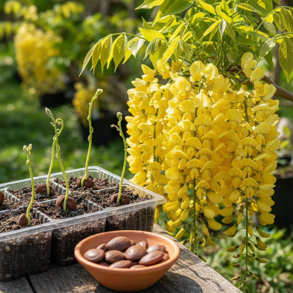 Yellow Wisteria Seeds – Wisteria sinensis for Planting