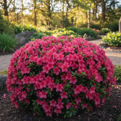Dwarf Japanese Azalea Seeds for Planting - Deep Pink Flowers