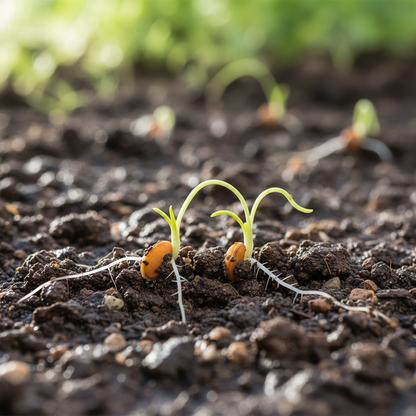 Thumbelina Carrot Seeds - Heirloom Mini Carrot Seeds for Home Garden