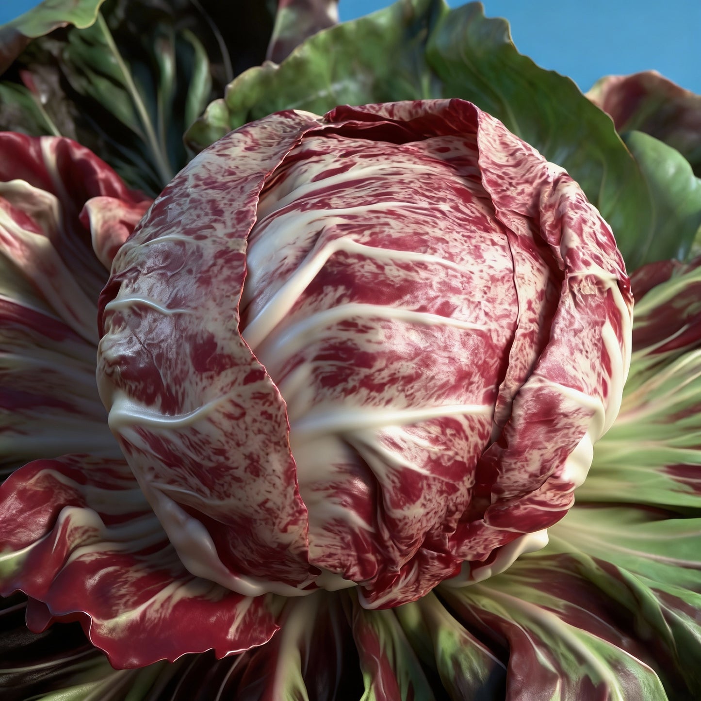 Chicory Cicoria de Chioggia Seeds - Chicory Seeds for Home Garden