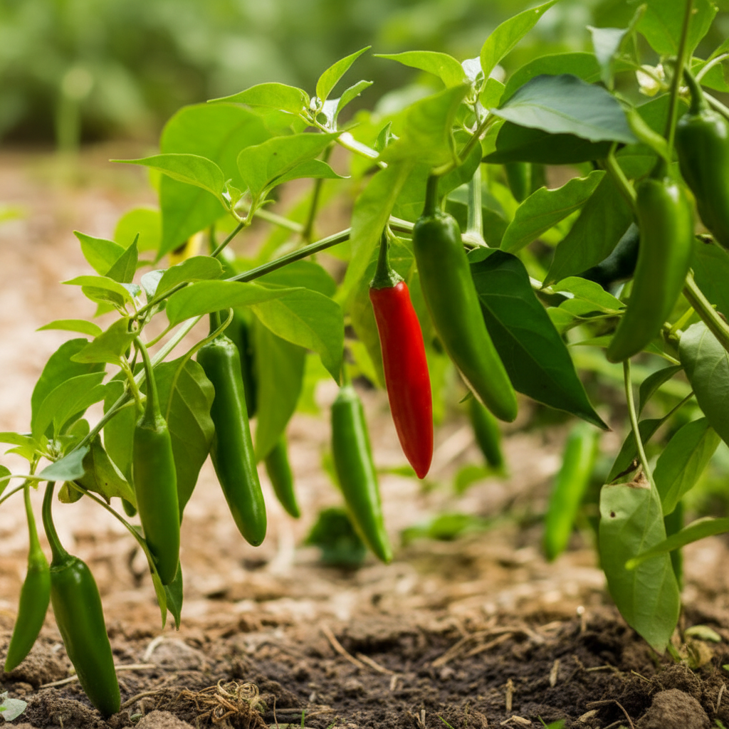 Hot Pepper Serrano Seeds – Premium Quality Chili Seeds for Gardening