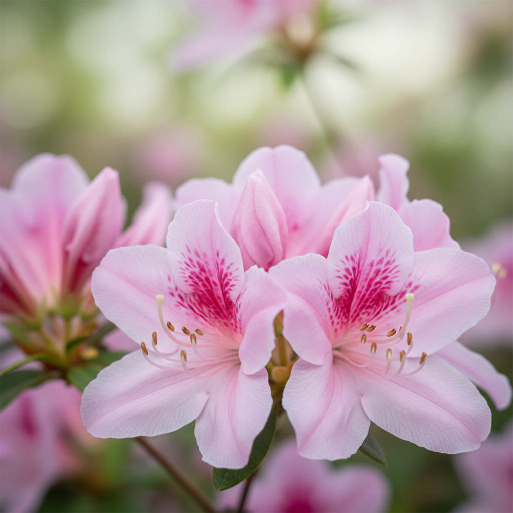 Deciduous Azalea Shrub with Large, Showy Spring Flowers