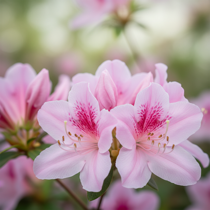 Deciduous Azalea Shrub with Large, Showy Spring Flowers