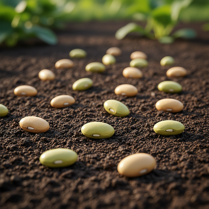 Organic Broad Bean Seeds for Planting Aquadulce Claudia – Heirloom Beans for Home Gardening
