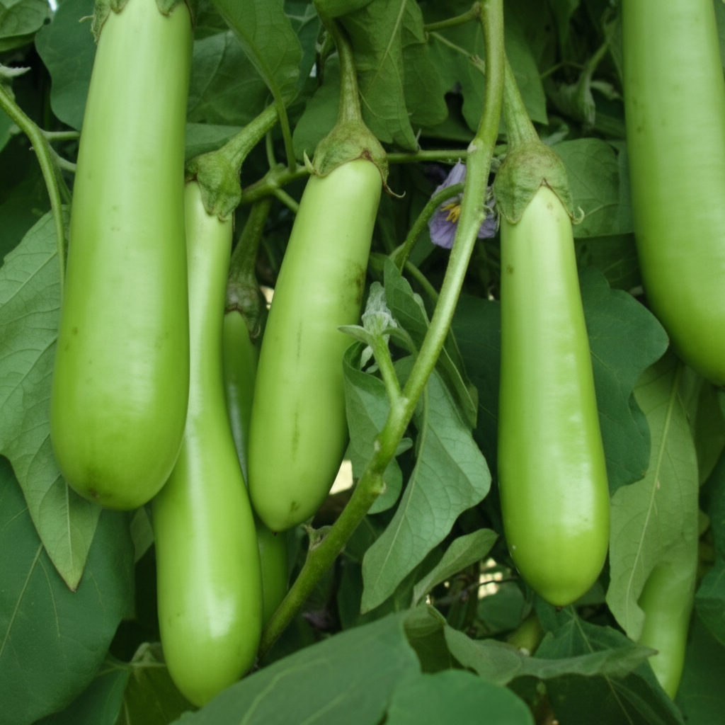 Aubergine Farmer’s Long F1 Hybrid Seeds for Planting – High-Yield Long Eggplant for Home Gardening