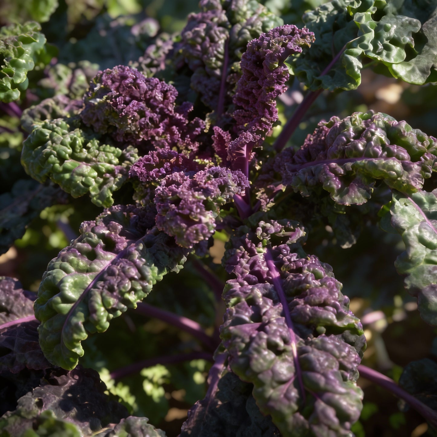 Kale Red Ruble Seeds Nutrient Rich Leafy Vegetable Seeds