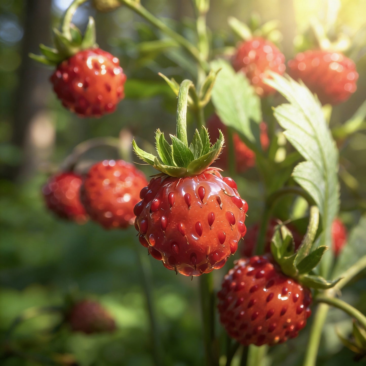 Vesca Baron Strawberry Seeds for Planting