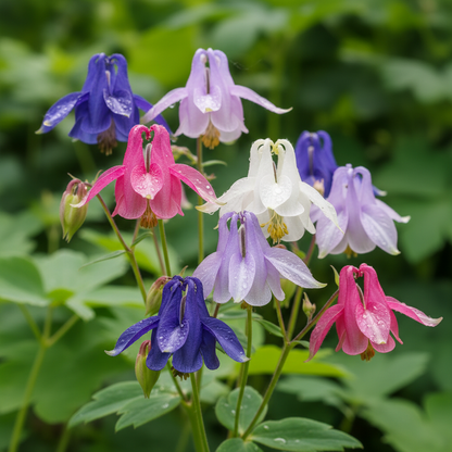 Aquilegia Starburst Mixed Seeds for Garden Planting