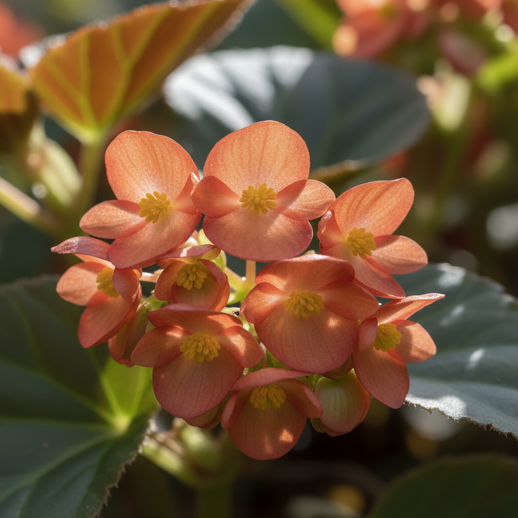 Begonia Ferruginea Seeds – Rare Rust-Colored Flower Seeds