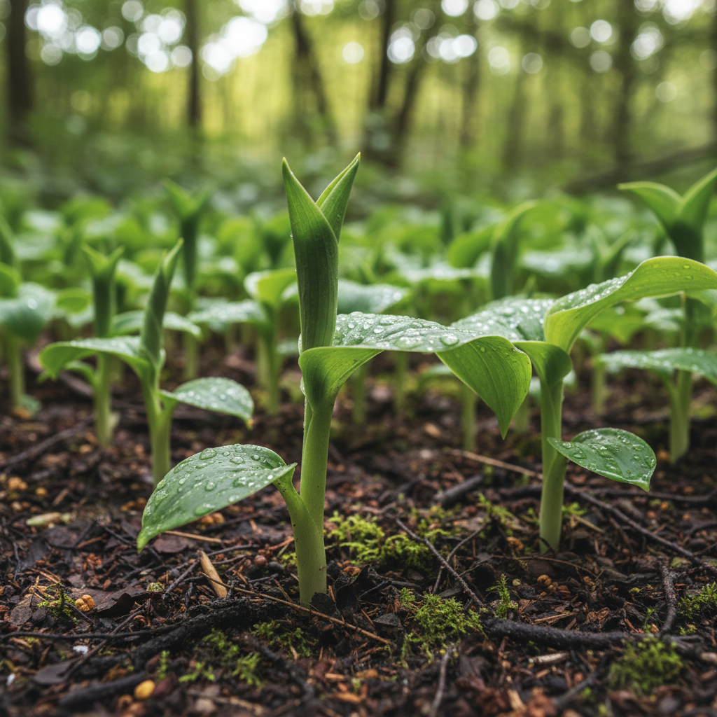Cardiocrinum Giganteum Flower Seeds - Giant Himalayan Lily Flower Seeds for Garden