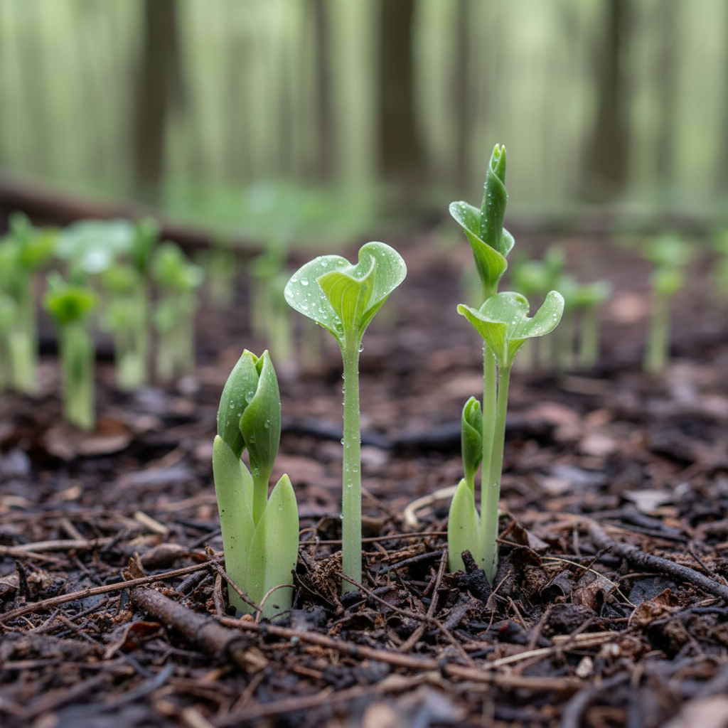 Cardiocrinum Cordatum Flower Seeds (Heart-Leaf Giant Lily)