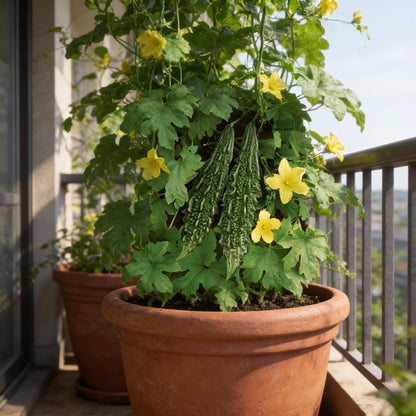 Organic Bitter Gourd Seeds – High-Yield Bitter Melon Vegetable Seeds