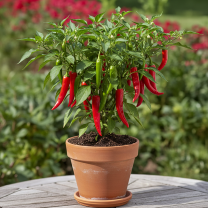 Peter Pepper Red Hot Pepper Seeds for Planting – Unique Heirloom Chili for Home Gardening
