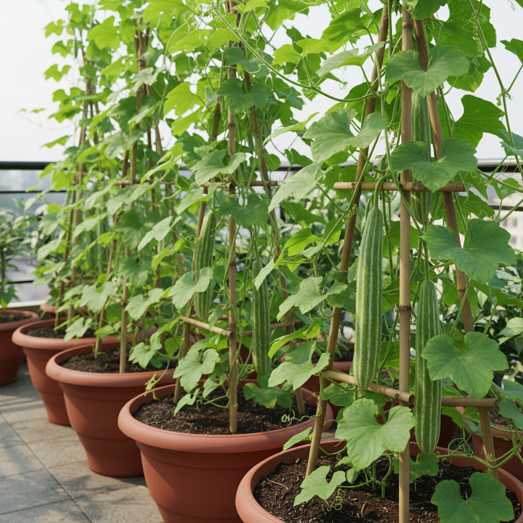 Buag Ngu Naga Snake Gourd Seeds for Planting – Exotic Long Green Gourd Vegetable (100 Seeds)